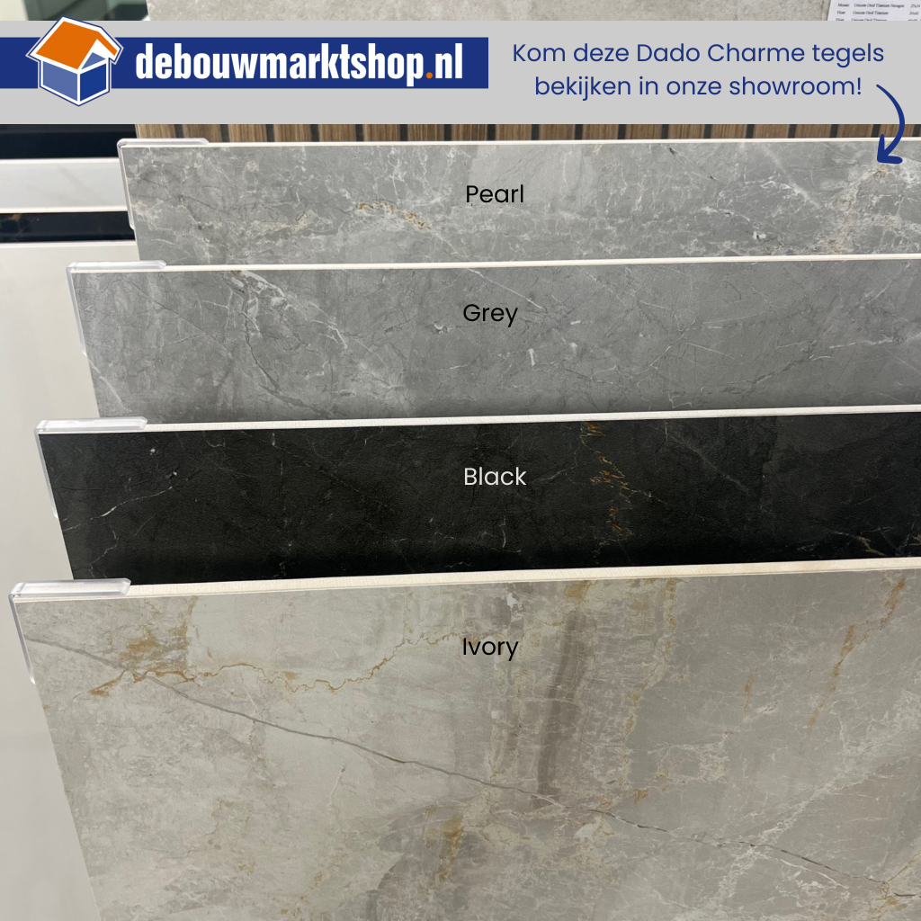Dado Charme Black Vloertegel 60x120cm